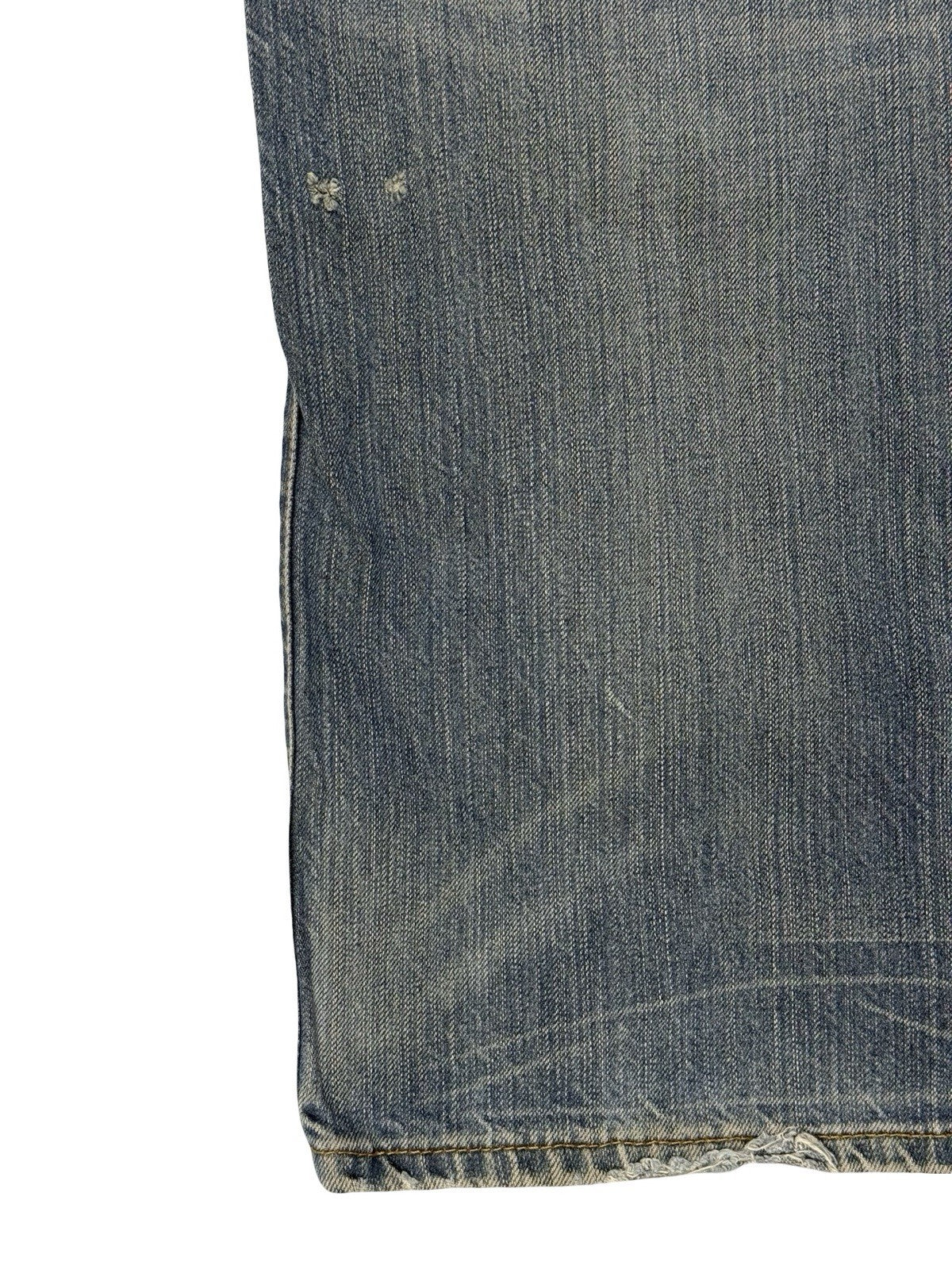Levi's 501 Original Blue Straight Leg Button Fly Denim Jeans 36W 32L