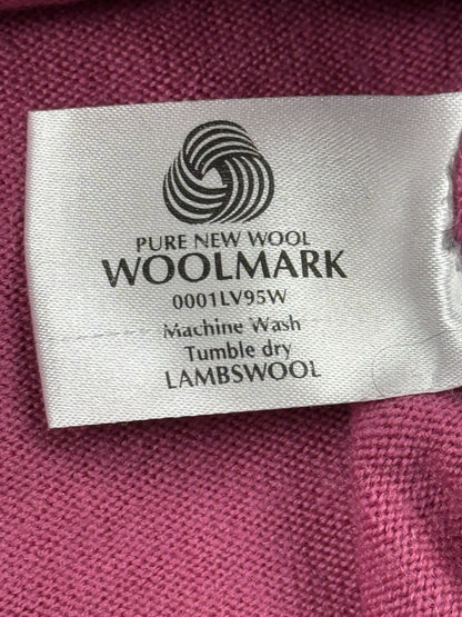 Edinburgh Woolen Mill Pink Wool Knit Jumper Women's XL 22-24