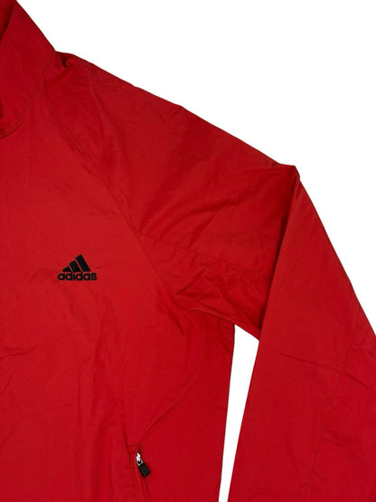 Adidas Retro Red 1/4 Zip Track Jacket Large