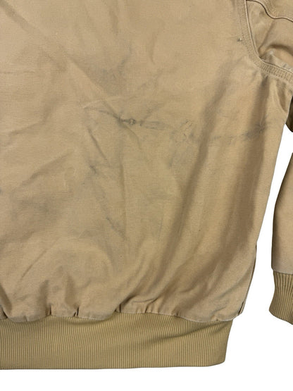 Carhartt Vintage 90s JQ295 Wheat Brown Quilted Canvas Active Jacket Large USA
