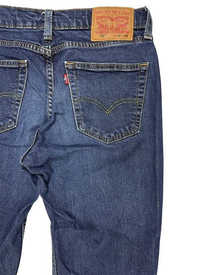 Levi's 514 Blue Denim Jeans 29W 32L