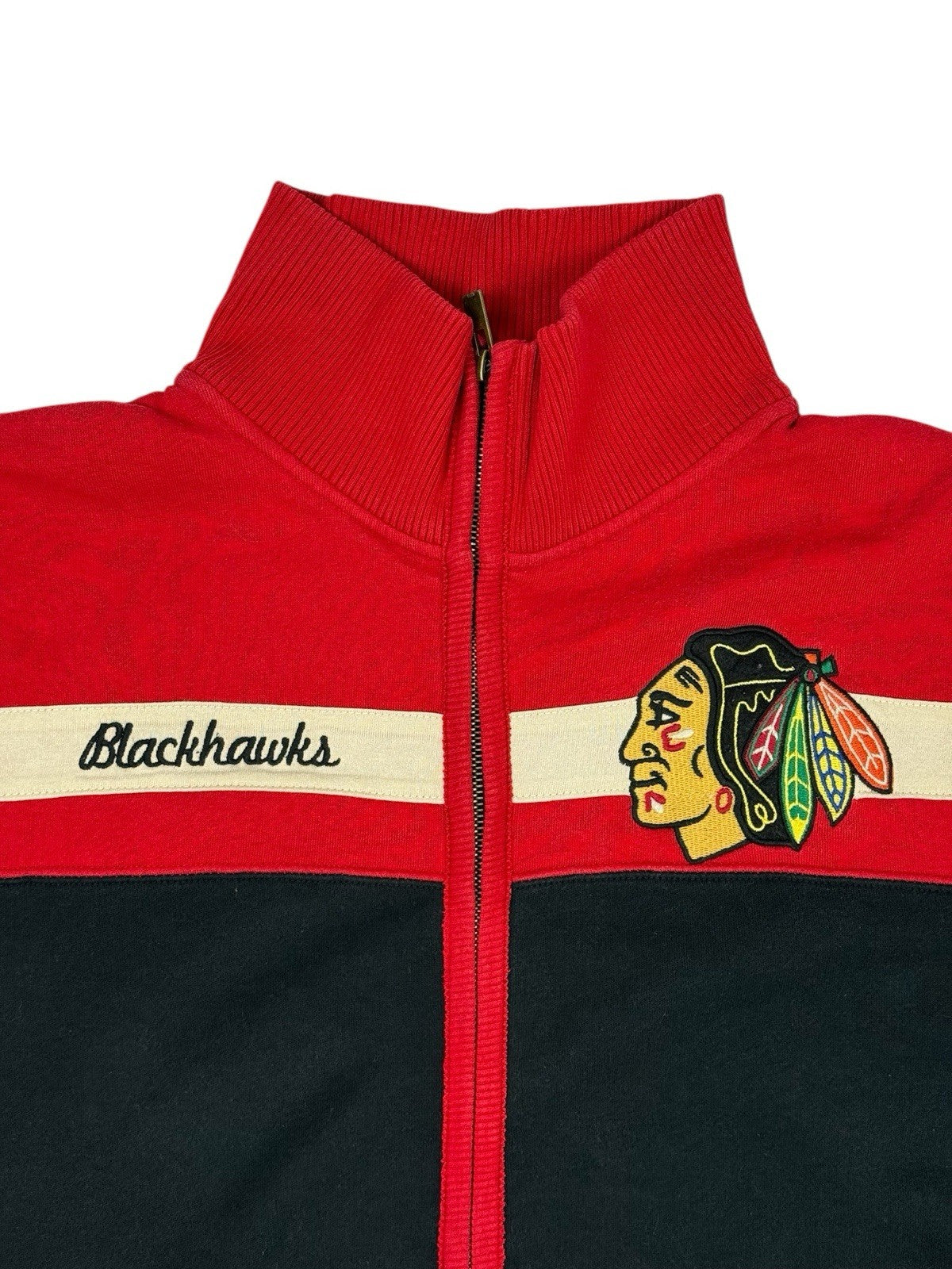 Chicago Blackhawks Old Time Hockey Zip Jacket Small