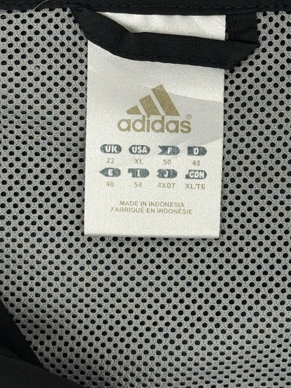 Adidas Black Retro Zip Track Jacket Size XL (22)