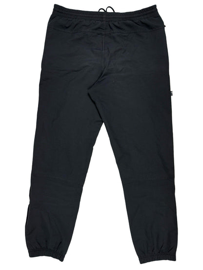 Adidas Vintage Black Mesh Lined Tracksuit Bottom Trousers Small