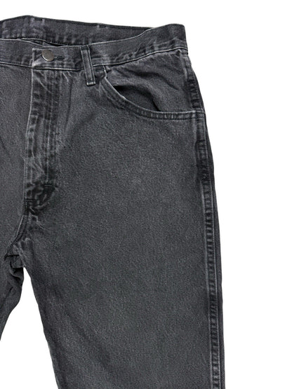 Rustler Faded Black Vintage Straight Leg Denim Jeans 36W 30L