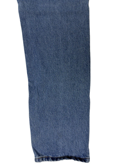 Rustler Wrangler Blue Denim Straight Leg Jeans 34W 32L