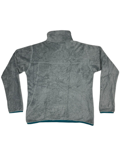 Patagonia Grey Snap Fleece Jumper Medium