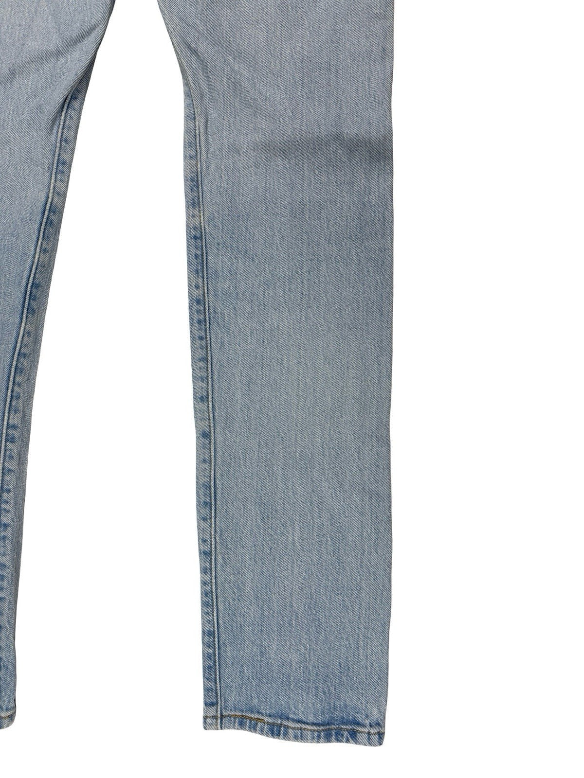 Levi's 501 Light Blue Straight Leg Denim Jeans 23W 32L