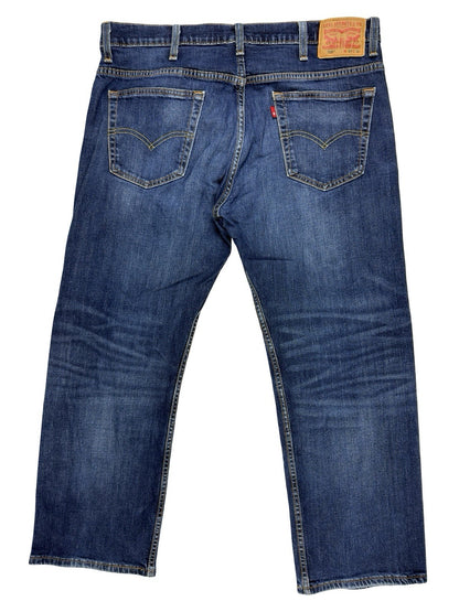 Levi's 569 Loose Straight Fit Blue Denim Jeans 38W 30L