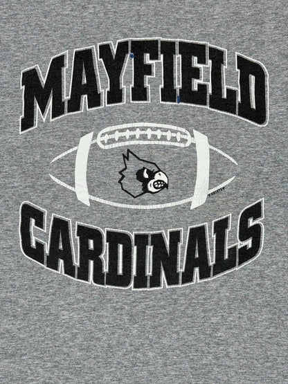 Mayfield Cardinals Retro Grey Kentucky American Sports Top Medium