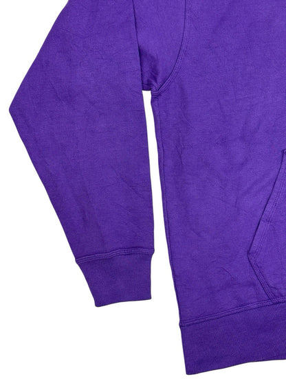 Champion Purple Spell Out Embroidered Hoodie XL