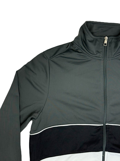 Nike Grey Zipped Track Jacket Medium