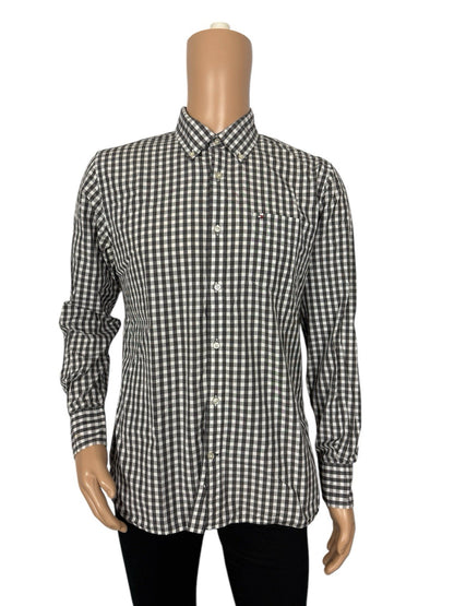 Tommy Hilfiger Grey Check Shirt Medium