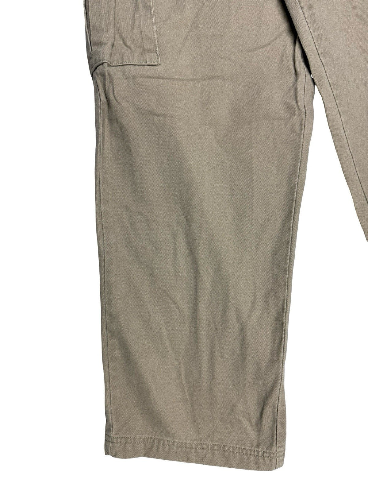 Faded Glory Beige Tapered Fit Cargo Trousers 38W 30L