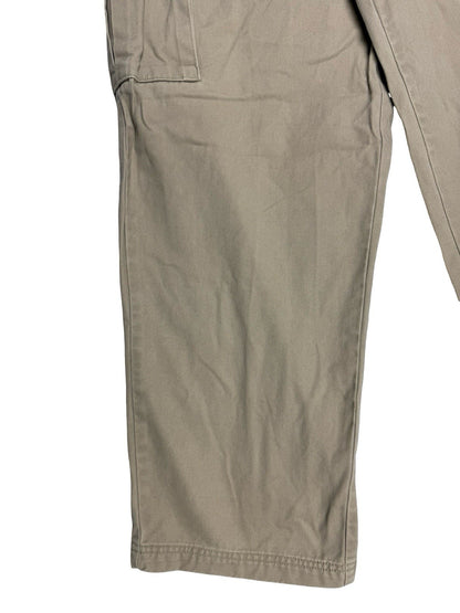 Faded Glory Beige Tapered Fit Cargo Trousers 38W 30L
