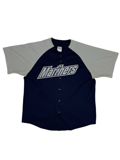 Seattle Mariners Retro Blue Jersey Top XL