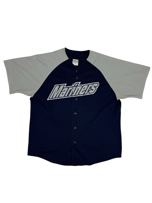 Seattle Mariners Retro Blue Jersey Top XL