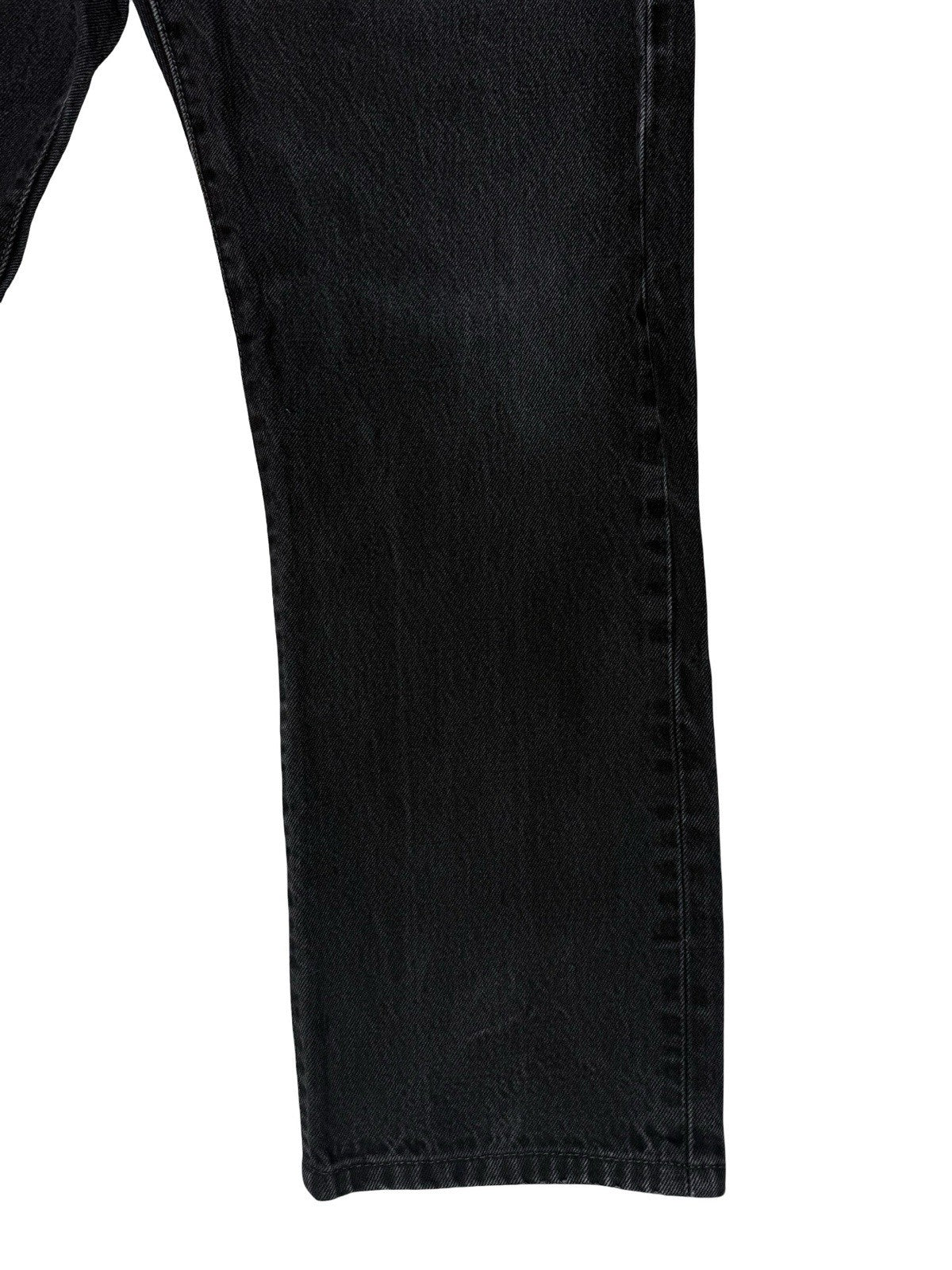 Levi's 501 Faded Black Straight Leg Denim Jeans 34W 26L
