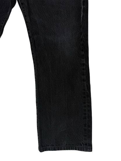 Levi's 501 Faded Black Straight Leg Denim Jeans 34W 26L