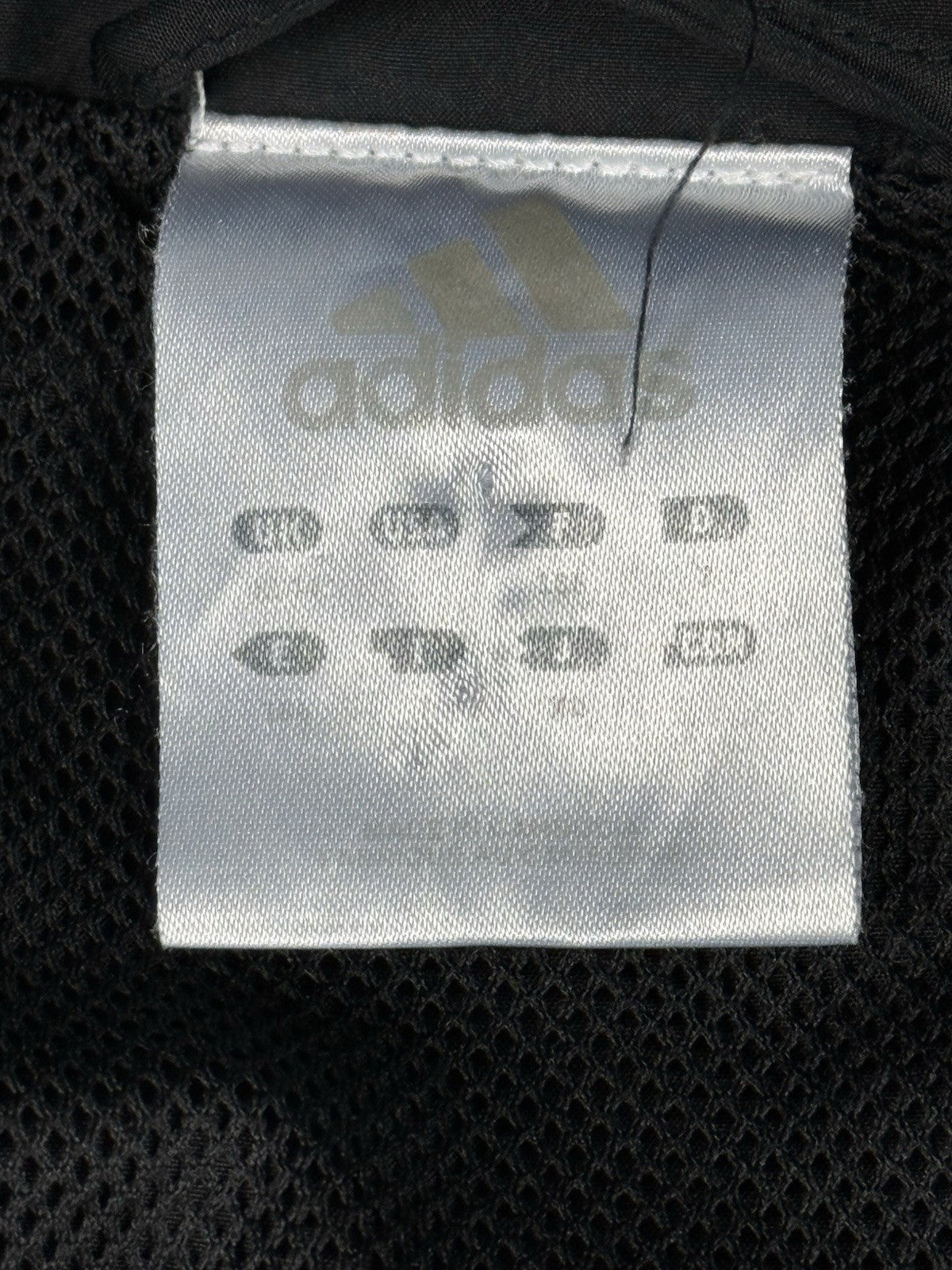 Adidas Retro Black Y2K Zip Track Jacket Large 42/44