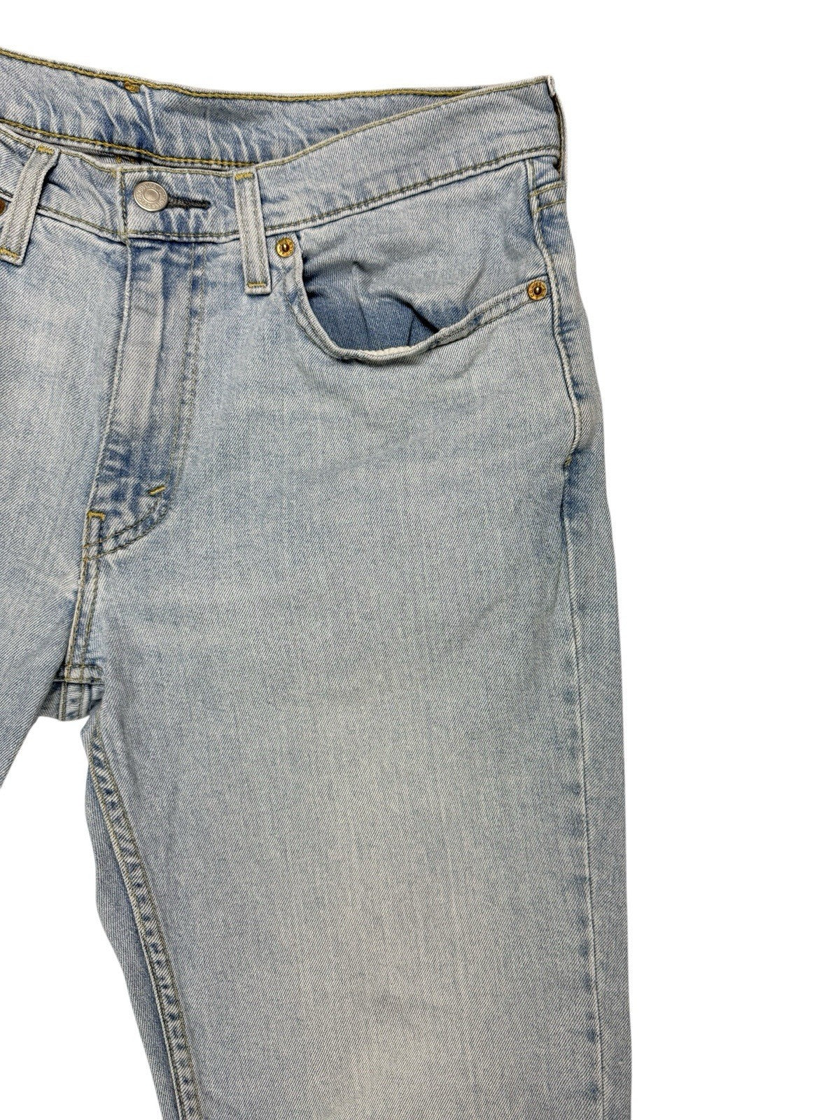 Levi's 514 Light Blue Denim Straight Leg Jeans 33W 30L