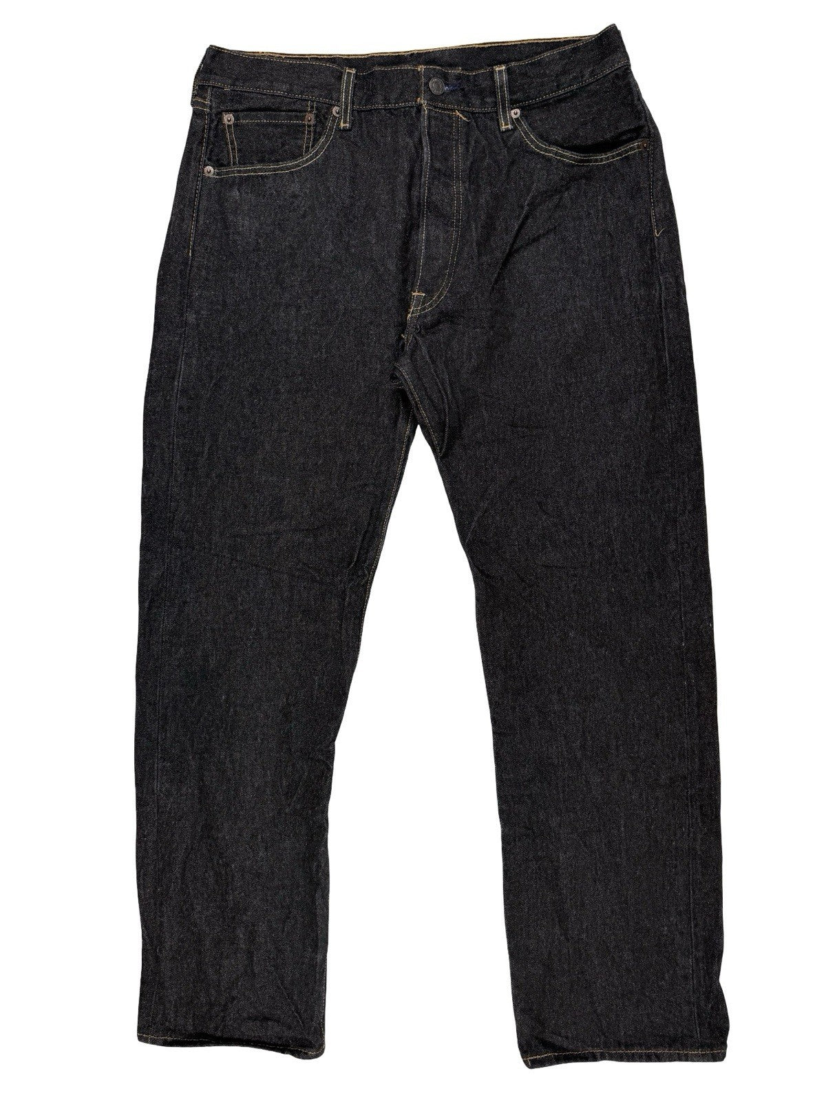 Levi's 501 Dark Blue Denim Jeans 36W 32L
