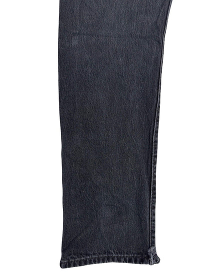 Levi's 501 Black Faded Retro Straight Leg Denim Jeans 32W 30L