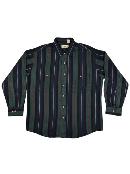 Northwest Territory Vintage 90s Multi Striped Button Closure Shirt Large