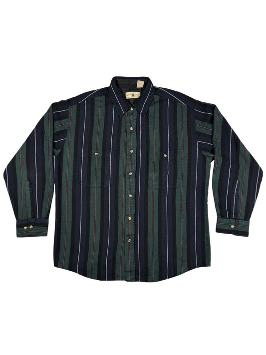 Northwest Territory Vintage 90s Multi Striped Button Closure Shirt Large