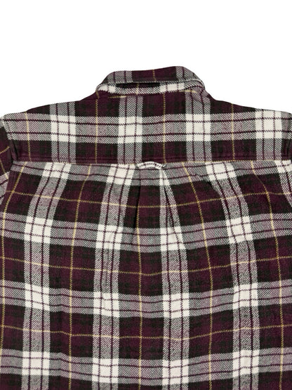 Gander Mountain Red Plaid Cotton Flannel Heavyweight Shirt XL