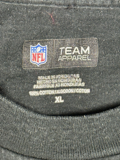NFL Team Apparel Black Pittsburgh Steelers Long Sleeve Cotton Top XL