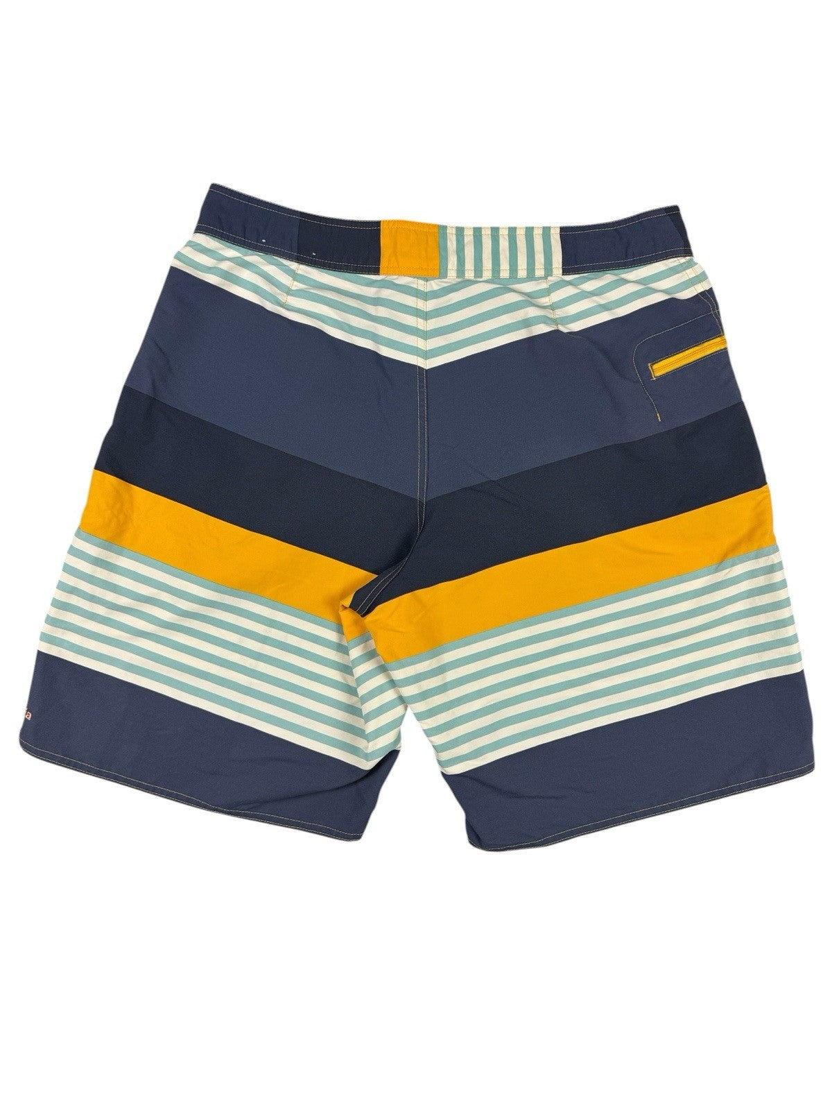 Patagonia Wavefarer Multi Colour Striped Swim Board Shorts Large 35W