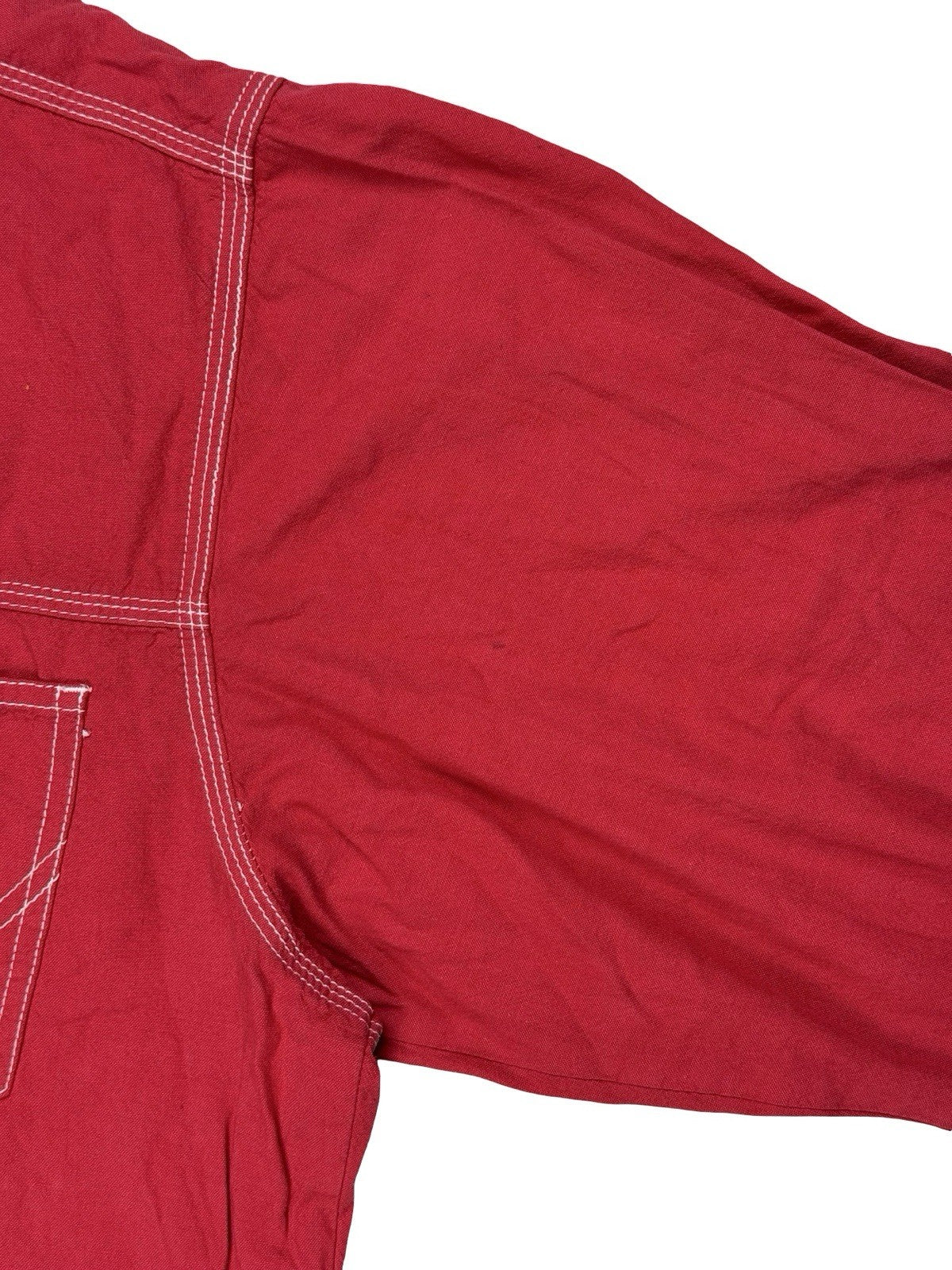 Wrangler Red Vintage 90's Snap Western Shirt Large