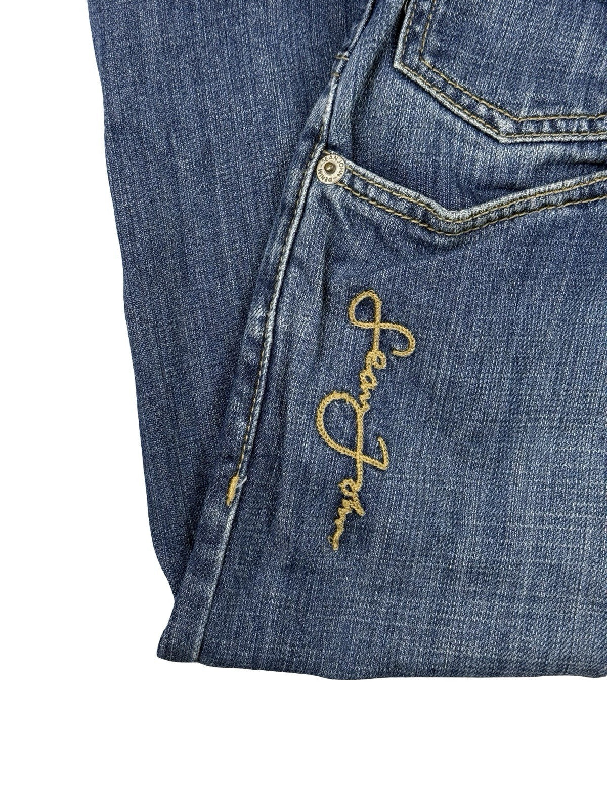 Sean John Retro Blue Wide Leg Relax Hip Hop Denim Jeans 36W 34L