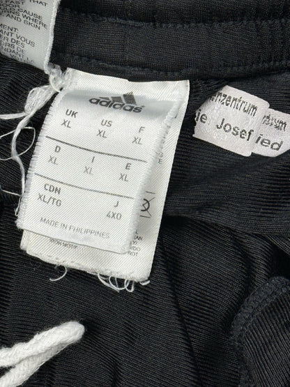 Adidas Sereno Black Zip Track Pant Bottoms Trousers XL