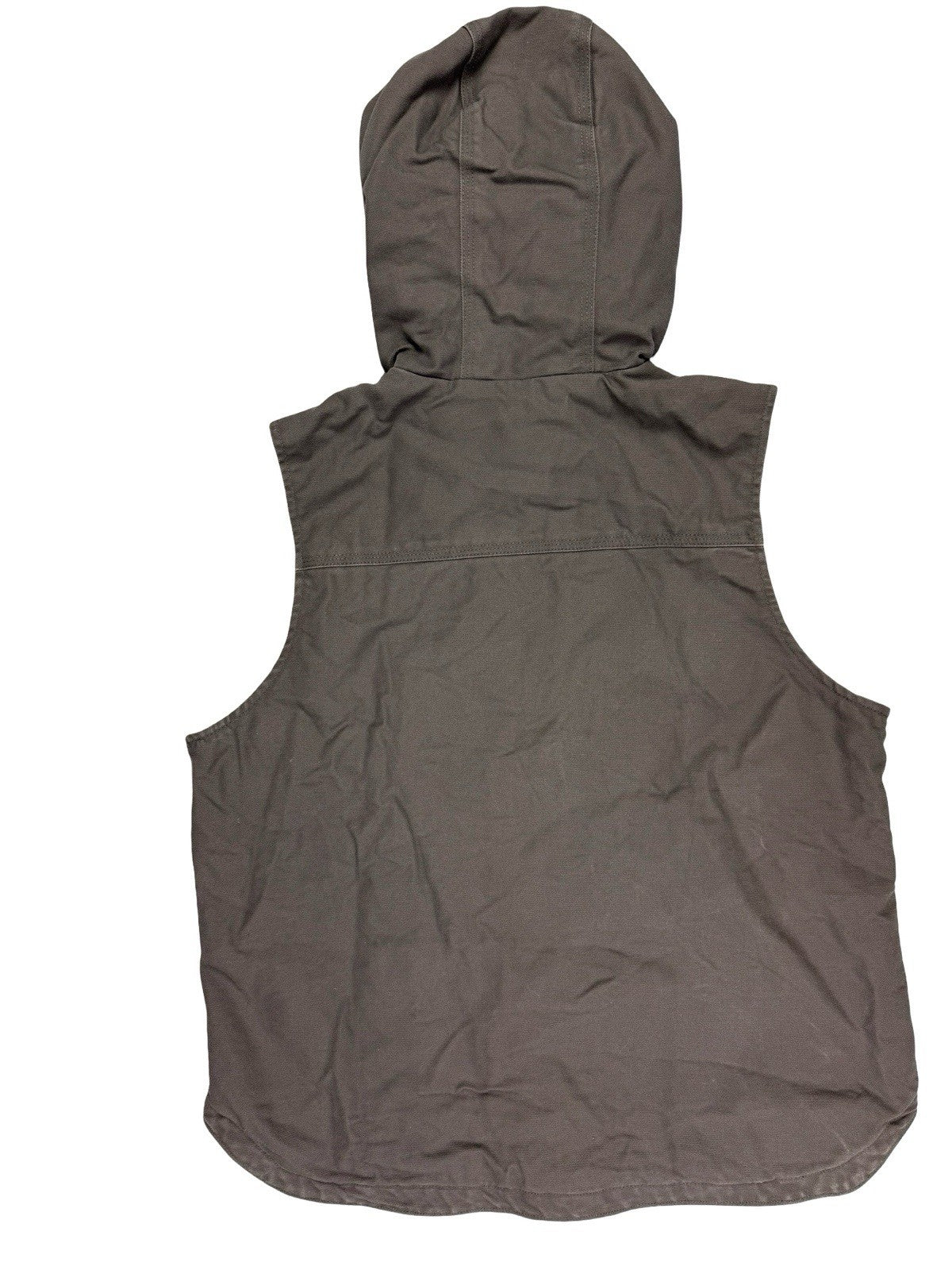 Carhartt Women's Washed Duck Hooded Insulated Gilet Vest Medium (Size 8/10)