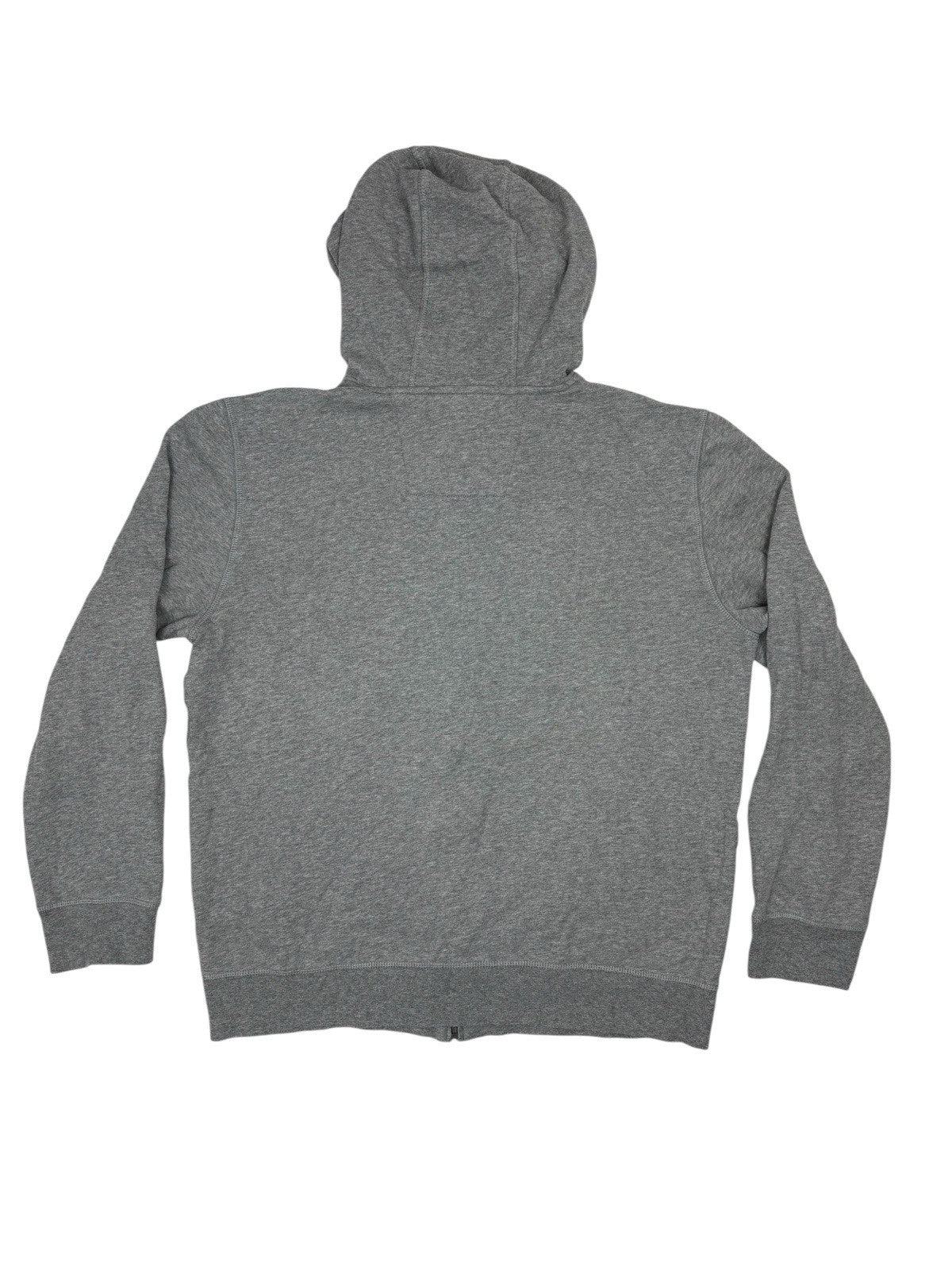 Nautica Grey Zip Through Embroidered Hoodie Jacket Large
