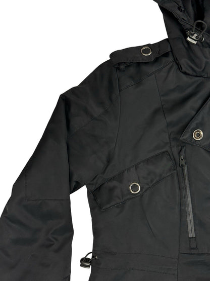 Sergio Tacchini Black Insulated Rain Jacket UK 14 (46)