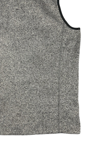 Eddie Bauer Grey Zip Polyester Gilet Body Warmer Large