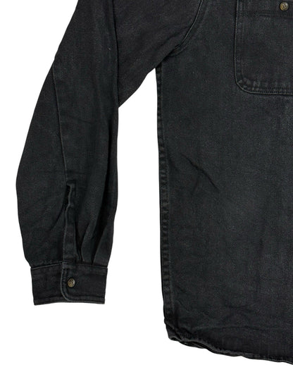 Lee Black Denim Shirt Jacket Large