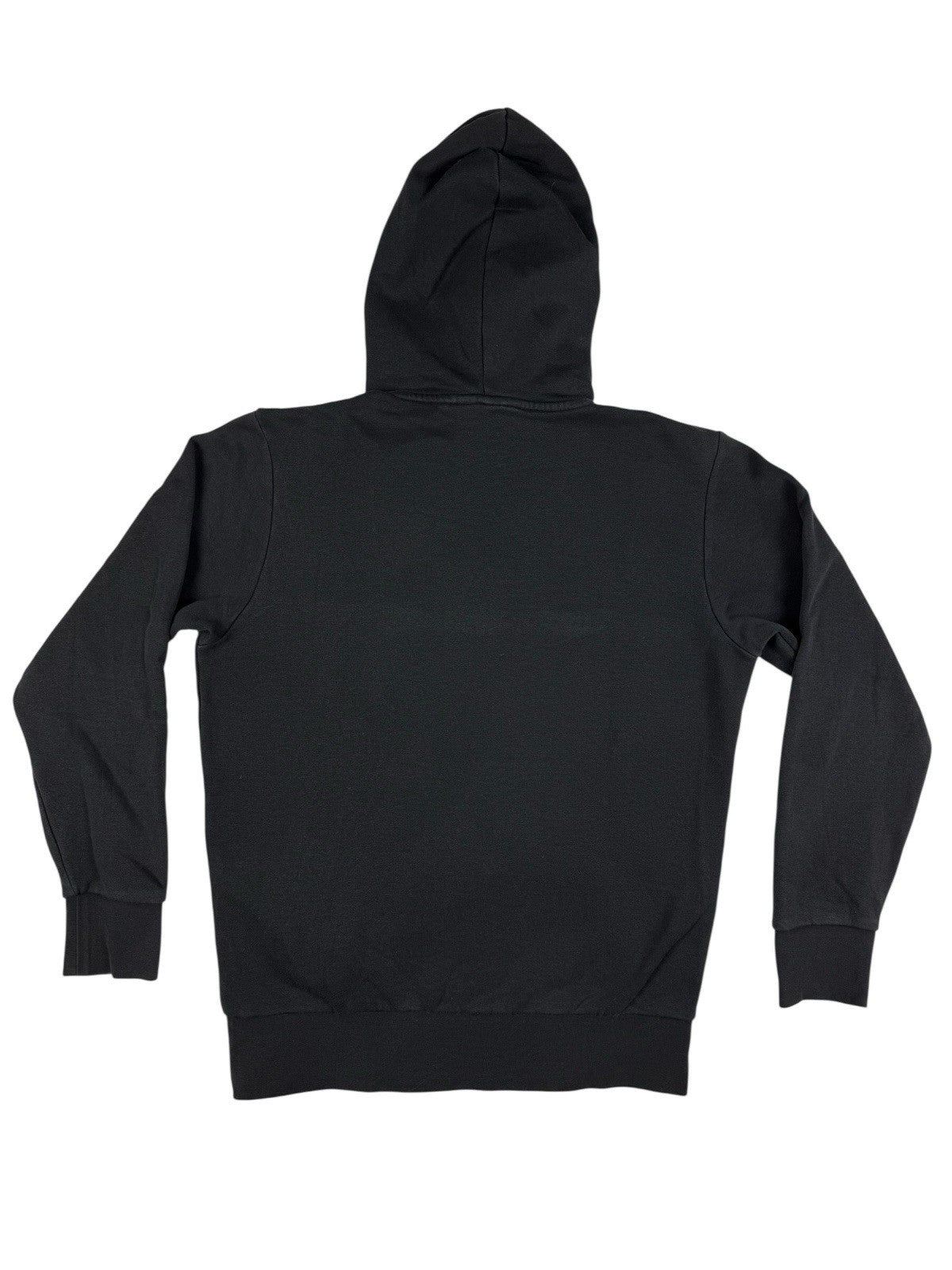 Adidas Black Big Printed Logo Pullover Hoodie Medium