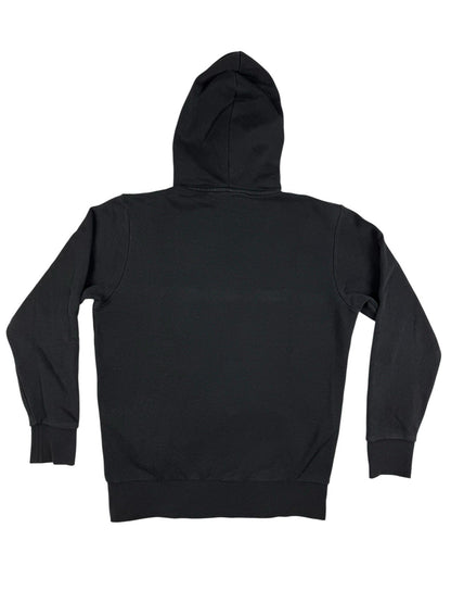 Adidas Black Big Printed Logo Pullover Hoodie Medium