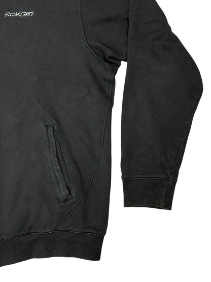 Reebok Black Retro Zip Cotton Fleece Lined Jacket XL