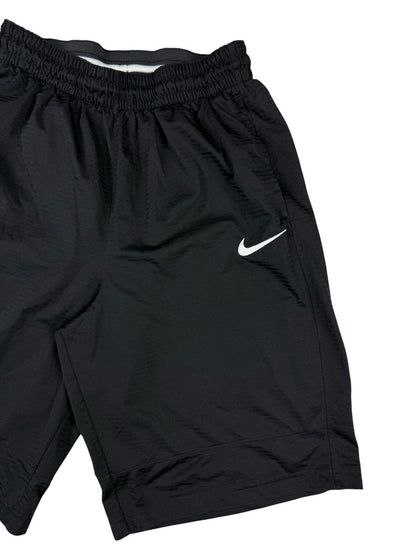 Nike Black Polyester Basketball Sport Training Athletic Shorts Medium