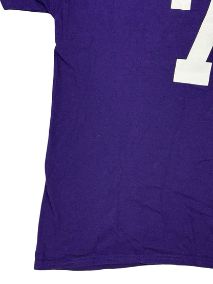 Gildan Purple American School Sports Printed HGRA Top Medium