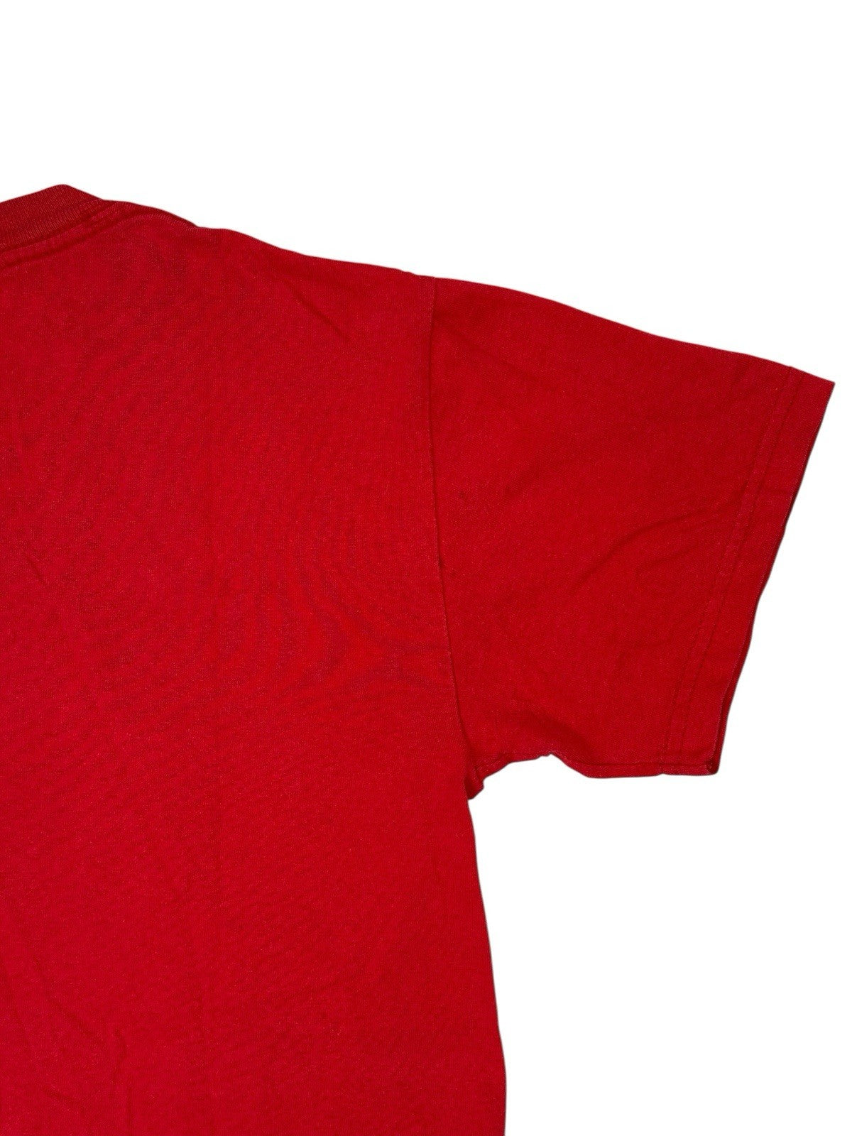 Wisconsin Football Retro Red American College Apparel Printed Top Small
