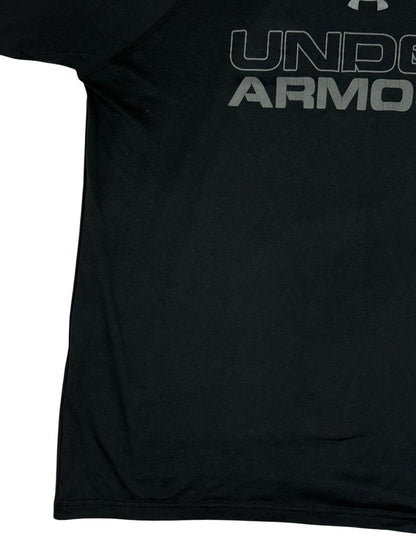 Under Armour Black Retro Loose Fit Heat Gear Top Medium