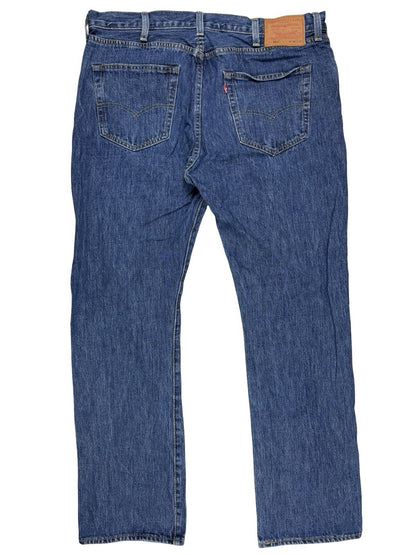 Levi's 501 Blue Straight Leg Denim Jeans 38W 32L