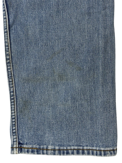Levi's 501 Vintage Relaxed Fit Tapered Leg Blue Denim Jeans 34W 34L USA