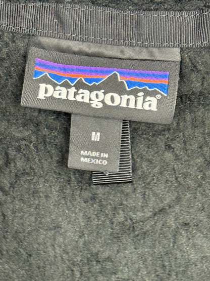Patagonia Black Micro Pile Retool Fleece Gillet Bodywarmer Medium